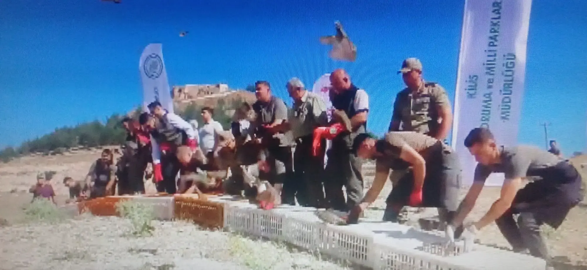 Kilis’te kınalı keklikler doğaya salındı